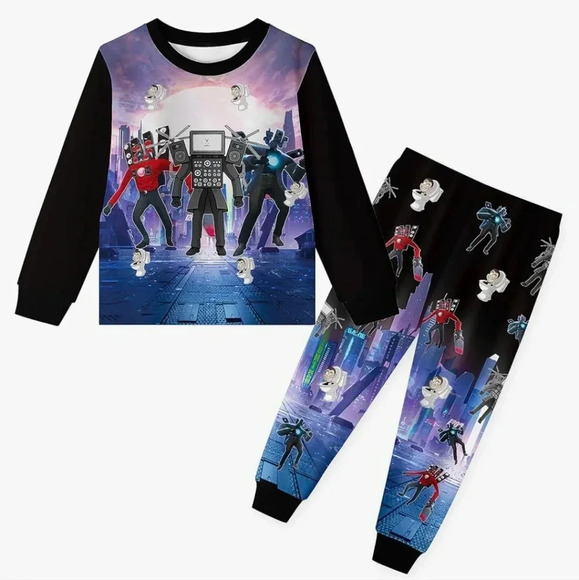 Skibidi Toilet Pajamas Set - Picture 9 of 9